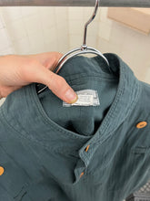 Load image into Gallery viewer, 1980s Marithe Francois Girbaud Batwing Shirt with Deforming Shoulder Button Detail - Size L