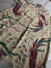 Load image into Gallery viewer, 1990s Armani Beige Graphic Rayon Shirt - Size L