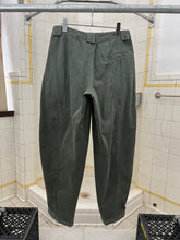 Load image into Gallery viewer, 1980s Marithe Francois Girbaud Green Patch Pocket Paneled Trousers with Adjustable Synch Hem Detail - Size M