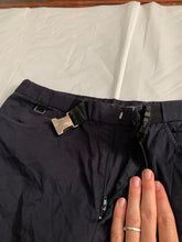 Load image into Gallery viewer, 2000s Samsonite Active Wear Black Workpants with Buckle Belt by Neil Barrett - Size L