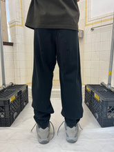 Load image into Gallery viewer, 1980s Katharine Hamnett Faded Black Cotton Joggers with Adjustable Cuffs - Size M
