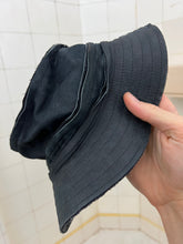 Load image into Gallery viewer, 2003 CDGH+ Raw Layered Leather Bucket Hat - Size OS