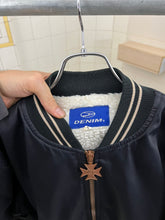 Load image into Gallery viewer, 1990s Vintage Destroy by John Richmond Fleece-Lined Logo Bomber - Size L