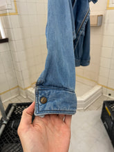 Load image into Gallery viewer, 1980s Marithe Francois Girbaud Light Wash Denim Double Closure Jacket - Size M