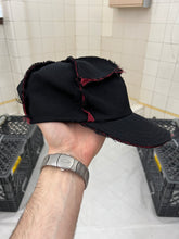 Load image into Gallery viewer, 2003 CDGH+ Raw Layered Paneled Cap Black / Red - Size OS