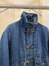 Load image into Gallery viewer, 1980s Marithe Francois Girbaud x Complements Denim Cargo Jacket with Front Buckle Closures - Size S