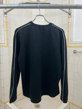 Load image into Gallery viewer, 1980s Marithe Francois Girbaud x Closed Sweater with White Piping Shoulders - Size S