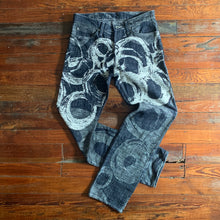 Load image into Gallery viewer, aw2012 Issey Miyake APOC Abstract Circle Graphic Denim - Size M