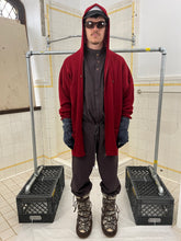 Load image into Gallery viewer, 1980s Marithe Francois Girbaud x Maillaparty Extended Red Hooded Zip-up Sweater - Size M