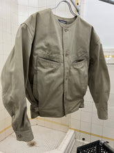 Load image into Gallery viewer, 1980s Issey Miyake Cotton Gabardine Bomber with Pleating and Waist Synching Details - Size M