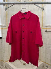 Load image into Gallery viewer, ss1995 Issey Miyake Oversized Object Dyed Magenta Shirt - Size XL