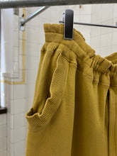 Load image into Gallery viewer, 1980s Issey Miyake Yellow Sweatpants with Ribbed Pocket Detailing - Size OS