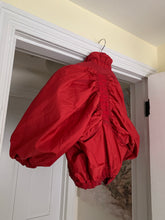 Load image into Gallery viewer, aw2007 Issey Miyake APOC Cropped Red Jacket with Pleats and Ribbing Details - Size S