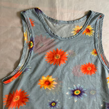 Load image into Gallery viewer, ss2002 Yohji Yamamoto Sheer Floral Tank - Size L
