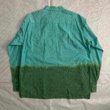 Load image into Gallery viewer, 2000s Issey Miyake Bleached Teal Shirt - Size XL