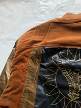 Load image into Gallery viewer, 1990s Armani Painted Corduroy and Velour Bomber - Size XL