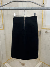 Load image into Gallery viewer, 2000s Mandarina Duck Black Workskirt with Hidden Front Pockets - Size XS