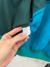 Load image into Gallery viewer, 1980s Armani Blue Bomber Jacket with Ribbed Collar Trim - Size M