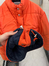 Load image into Gallery viewer, 1990s Armani Orange Iridescent Cropped Puffer - Size S
