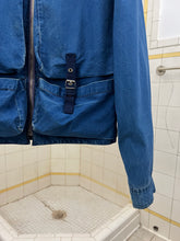Load image into Gallery viewer, 1980s Marithe Francois Girbaud x Complemets Blue Cargo Jacket - Size S