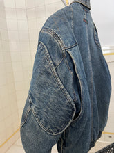 Load image into Gallery viewer, aw1986 Katharine Hamnett Denim Cargo Bomber - Size OS