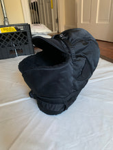 Load image into Gallery viewer, 2000s Junya Watanabe Black Nylon Aviator Hat with Fleece Lining - Size OS