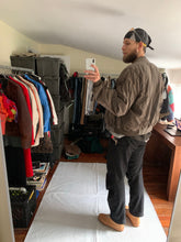 Load image into Gallery viewer, 1990s Armani Faded Brown Oversized Bomber Jacket with Contrast Detailing - Size XXL