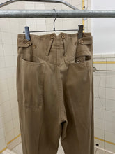 Load image into Gallery viewer, 1980s Katharine Hamnett Khaki Flap Pocket Pleated Trousers - Size M