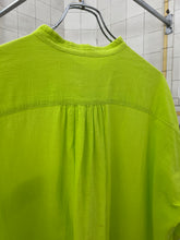 Load image into Gallery viewer, ss1995 Issey Miyake Oversized Mandarin Collar Neon Shirt - Size XL