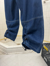Load image into Gallery viewer, 1990s Mickey Brazil Blue Jeans with Cinch Hem Detail - Size M