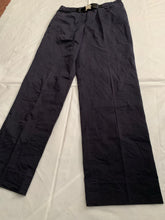 Load image into Gallery viewer, 2000s Samsonite Active Wear Black Workpants with Buckle Belt by Neil Barrett - Size L