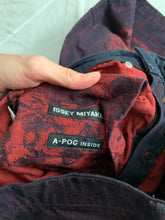Load image into Gallery viewer, ss2008 Issey Miyake APOC Red Skeleton Leg Bone Pants - Size L