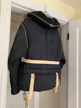 Load image into Gallery viewer, 1990s Armani Navy Pillow Neck Bondage Jacket with Removable Sleeves - Size L