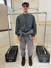 Load image into Gallery viewer, 1980s Katharine Hamnett Oversized Blue Graphic Cargo Pocket Shirt - Size OS