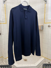 Load image into Gallery viewer, Late 1990s Mandarina Duck Navy Super Light Cotton Long Sleeve Polo - Size M