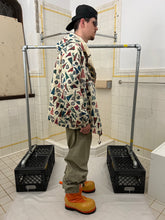 Load image into Gallery viewer, 1990s Armani Collegiate Flag Asymmetric Zip Hooded Anorak - Size L