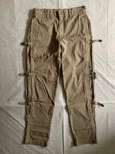 Load image into Gallery viewer, ss2004 Issey Miyake Dark Khaki Bondage Trousers - Size S
