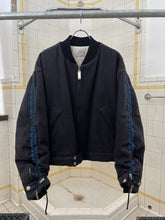 Load image into Gallery viewer, aw1993 Armani Padded Bomber with Arm Cinch and Back Graphic Detailing - Size XL