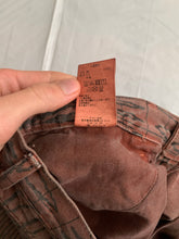 Load image into Gallery viewer, 2010s Cav Empt Faded Burnt Orange Overdyed Pants with Soundwave Graphic - Size M