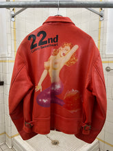 Load image into Gallery viewer, aw1991 Yohji Yamamoto 6.1 The Men 22nd Century Sweetheart Pin Up Leather Jacket - Size OS