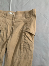 Load image into Gallery viewer, 2000s Armani Beige Gimmick Cargo Pocket Work Pants - Size S