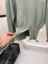 Load image into Gallery viewer, 1990s Issey Miyake Multi-Gauge Knit Polo with Split Hem - Size M