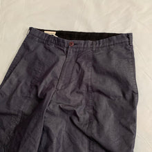 Load image into Gallery viewer, 1990s Armani Indigo Cotton Poly Blend Flare Trousers - Size M