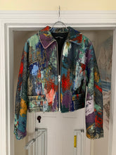 Load image into Gallery viewer, 1991 CDG Cropped Painted Wool Jacket - Size S
