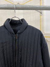 Load image into Gallery viewer, 1980s Issey Miyake Quilted Black Bomber Jacket - Size L