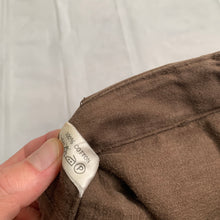 Load image into Gallery viewer, 1980s Katharine Hamnett Brown Cotton Military Trousers with Zipper Hems - Size M