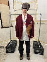 Load image into Gallery viewer, ss2002 Yohji Yamamoto Maroon Silk Gauze Saeko Jacket - Size L