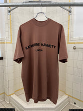 Load image into Gallery viewer, 1990s Katharine Hamnett Brown Logo Tee - Size M
