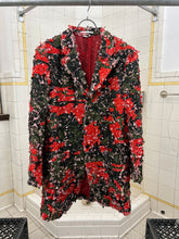 Load image into Gallery viewer, ss2019 Comme des Garcons Homme Plus Red Tulle Embroidered Camouflage Blazer - Size M