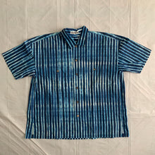 Load image into Gallery viewer, ss1996 Issey Miyake Blue Dyed Striped Shirt - Size XL